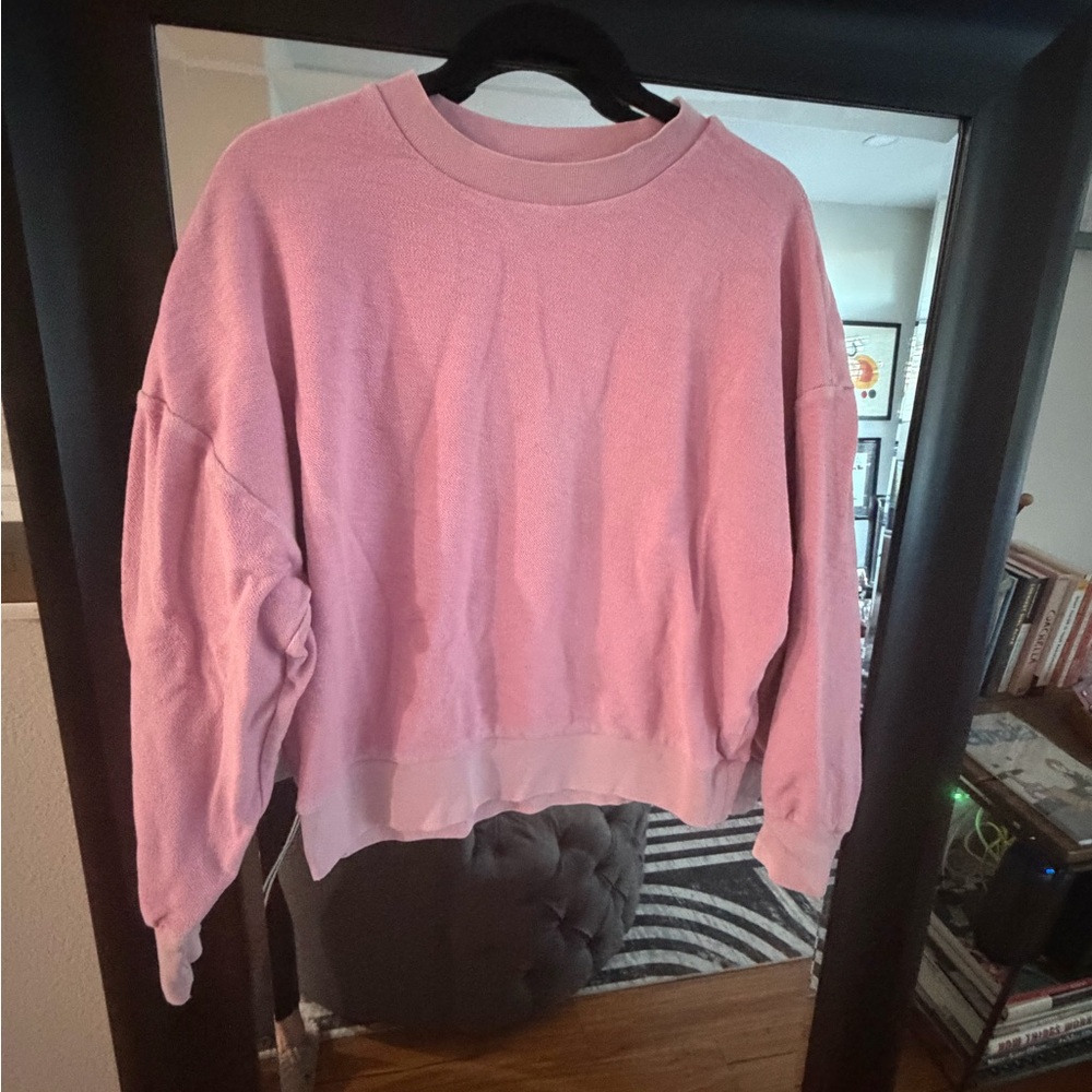 GAP Soft Pink Crew Neck Sweater